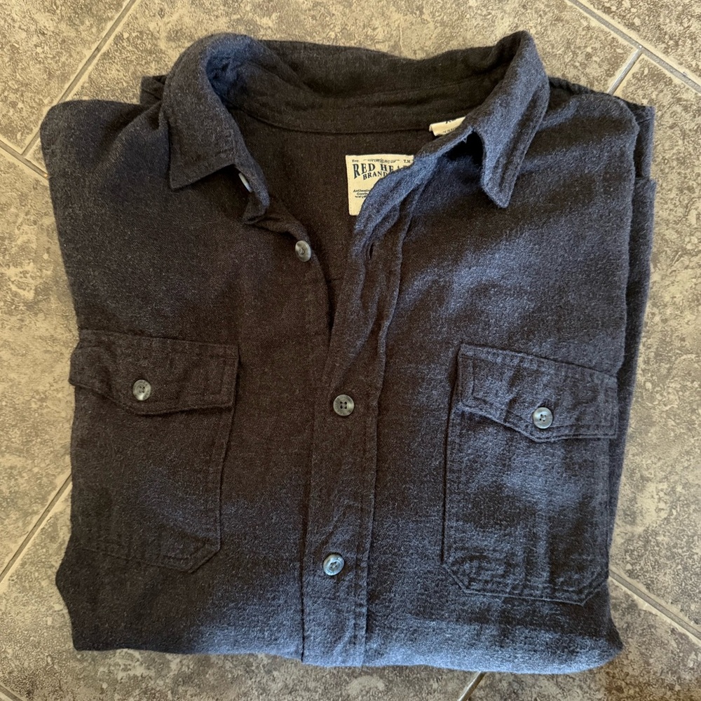 RedHead Brown Cozy Button Up - XL